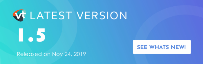 VT Blogging Pro 1.5 Update Notes